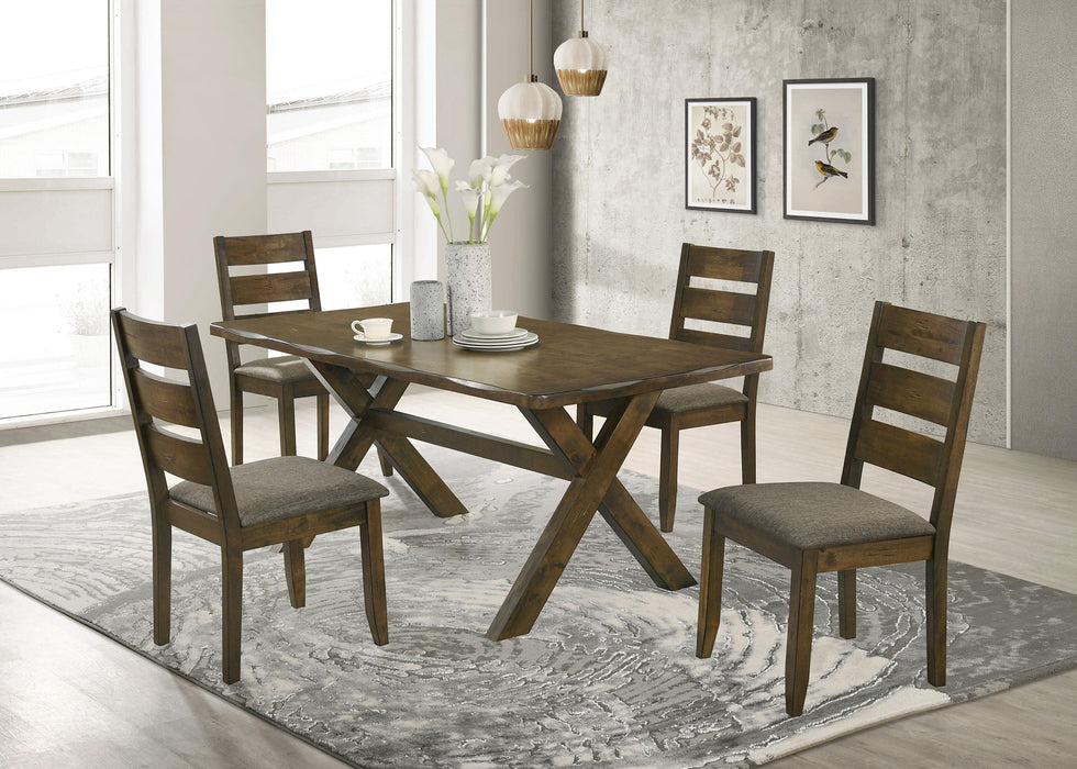 Alston Dining Room Set Knotty Nutmeg and Grey - Royal Furniture & Gifts (MI) - Multi Location