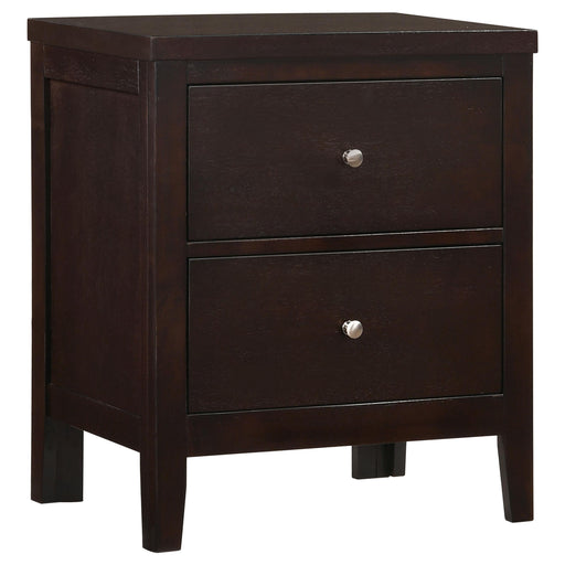 Carlton 2-drawer Rectangular Nightstand Cappuccino - Royal Furniture & Gifts (MI) - Multi Location
