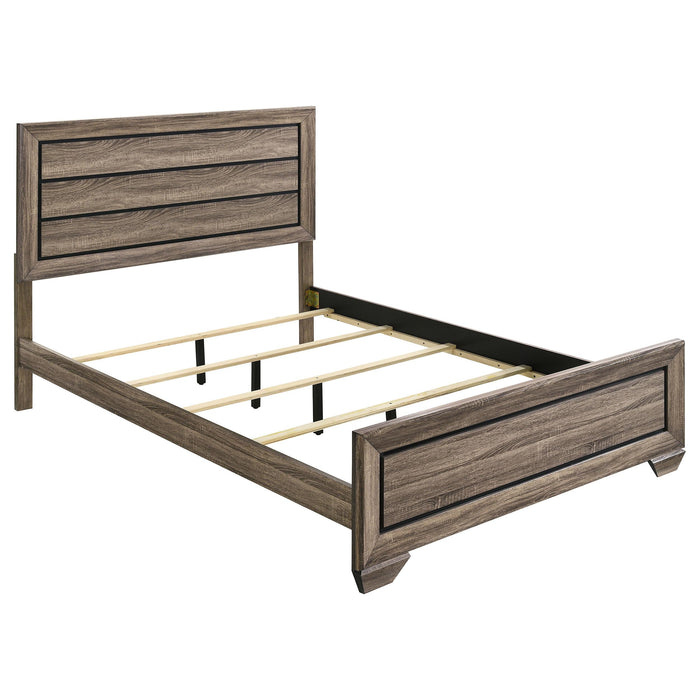 Kauffman California King, E.king, & Queen Panel Bed Washed Taupe - Royal Furniture & Gifts (MI) - Multi Location