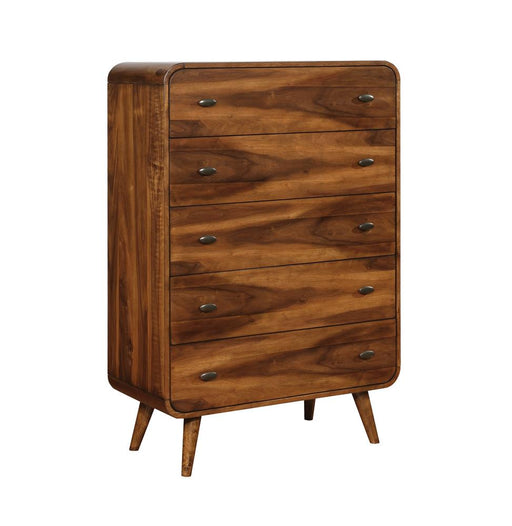 Robyn 5-drawer Chest Dark Walnut - Royal Furniture & Gifts (MI) - Multi Location