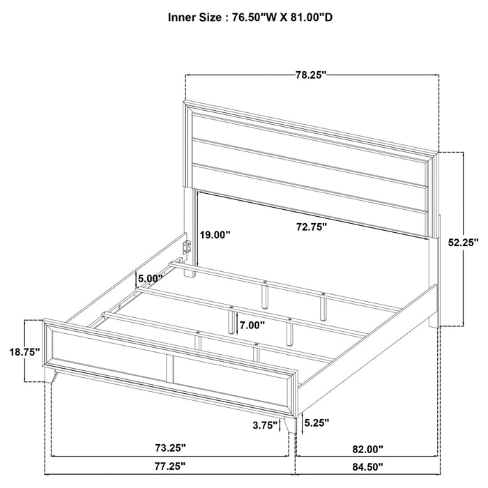 Welsley 4 Pc Bedroom Set - Royal Furniture & Gifts (MI) - Multi Location