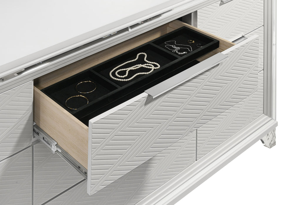 Marmore 4 Pc Bedroom Set - Royal Furniture & Gifts (MI) - Multi Location