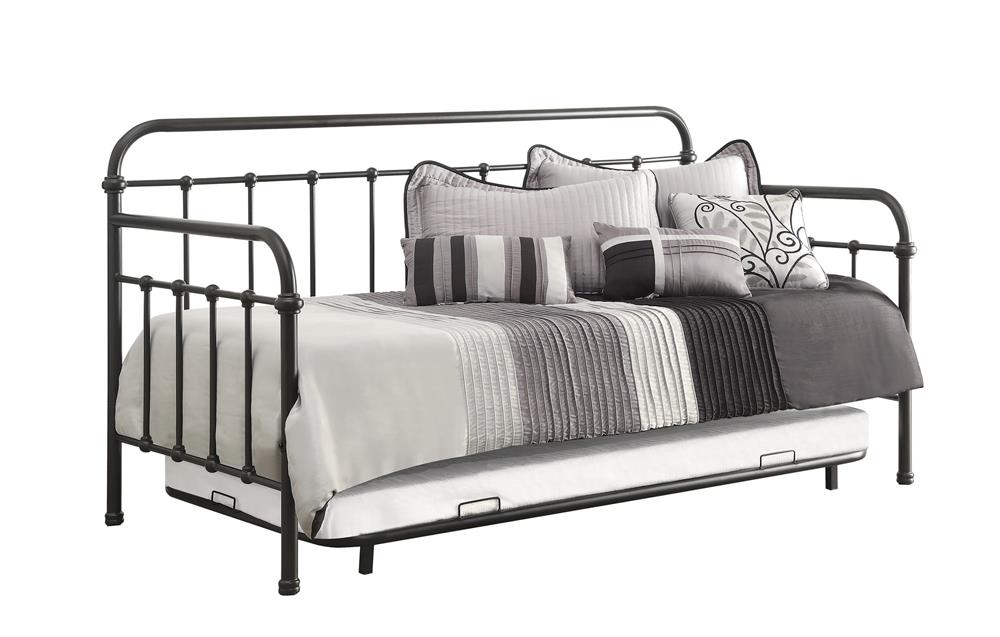 Livingston Daybed with Trundle Dark Bronze - Royal Furniture & Gifts (MI) - Multi Location