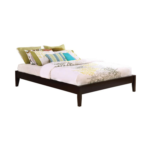 Hounslow California King, E.King, & Queen Universal Platform Bed Cappuccino - Royal Furniture & Gifts (MI) - Multi Location