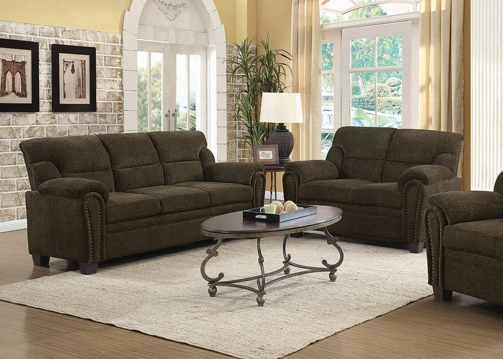 Clementine Upholstered Pillow Top Arm Living Room Set - Royal Furniture & Gifts (MI) - Multi Location