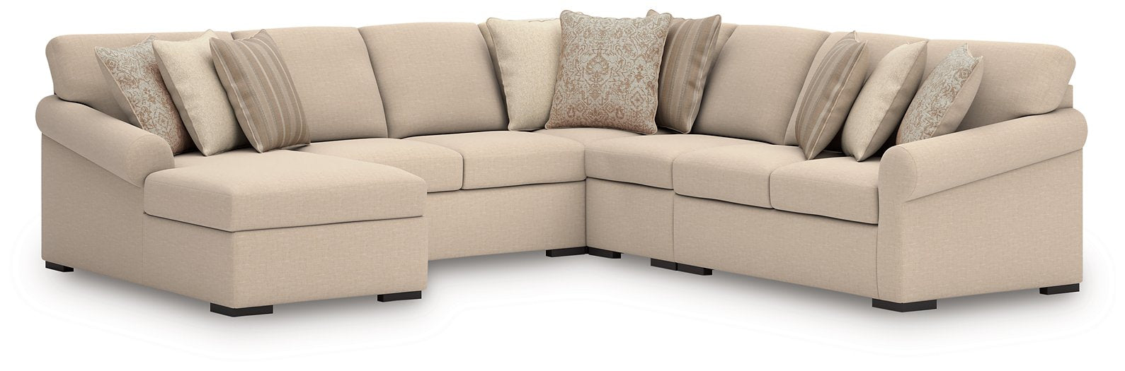 LadyMae Sectional with Chaise - Royal Furniture & Gifts (MI) - Multi Location