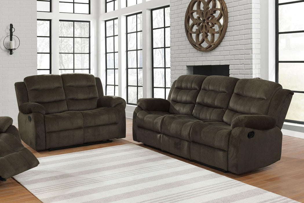 Rodman Upholstered Tufted Living Room Set Olive Brown - Royal Furniture & Gifts (MI) - Multi Location