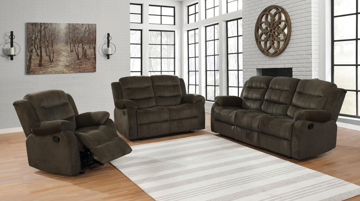 Rodman Upholstered Tufted Living Room Set Olive Brown - Royal Furniture & Gifts (MI) - Multi Location