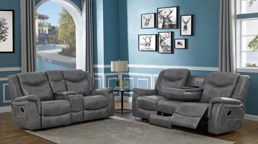 Conrad 2-piece Living Room Set Grey - Royal Furniture & Gifts (MI) - Multi Location