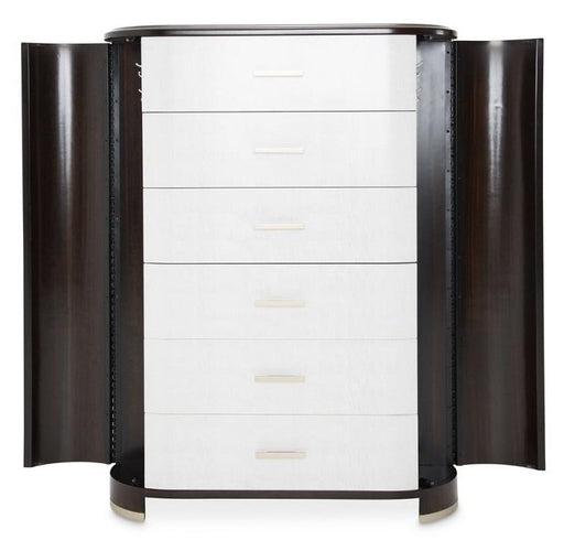 AICO Paris Chic 6 Drawer Chest in Espresso image