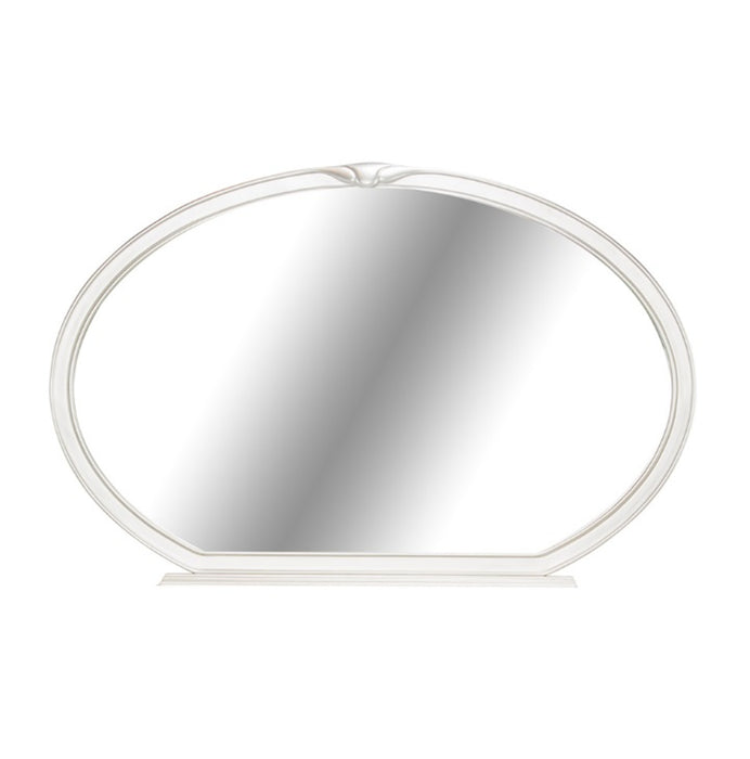 AICO Camden Court Mirror in Pearl