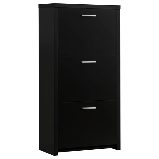 Vivian 3-drawer Shoe Cabinet Black - Royal Furniture & Gifts (MI) - Multi Location