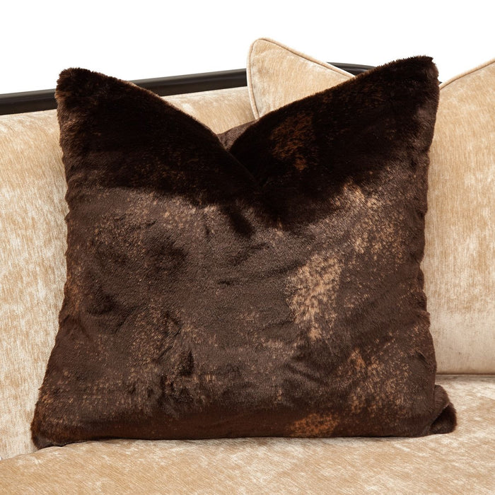 AICO Malibu Crest Sofa in Dark Espresso