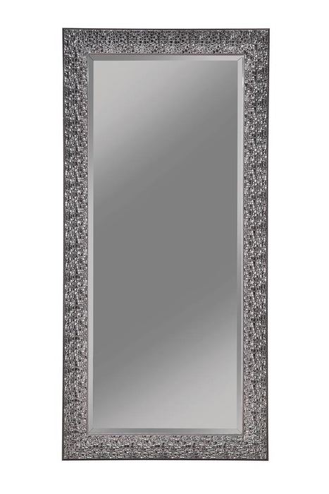 Rollins Rectangular Floor Mirror Black - Royal Furniture & Gifts (MI) - Multi Location