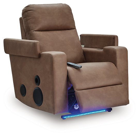 Lorrenton Power Glider Recliner with Audio System - Royal Furniture & Gifts (MI) - Multi Location