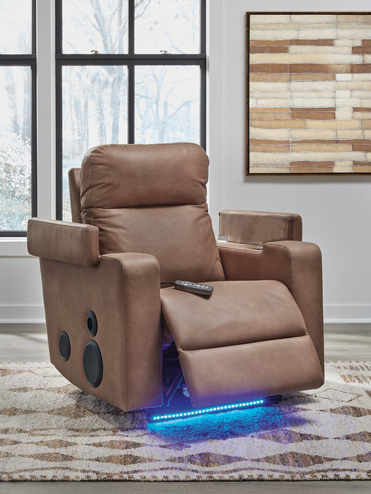 Lorrenton Power Glider Recliner with Audio System - Royal Furniture & Gifts (MI) - Multi Location