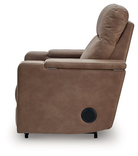 Lorrenton Power Glider Recliner with Audio System - Royal Furniture & Gifts (MI) - Multi Location