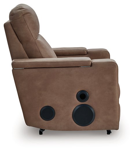 Lorrenton Power Glider Recliner with Audio System - Royal Furniture & Gifts (MI) - Multi Location