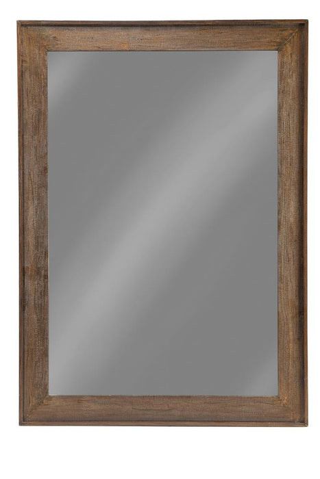 Odafin Rectangle Floor Mirror Distressed Brown - Royal Furniture & Gifts (MI) - Multi Location
