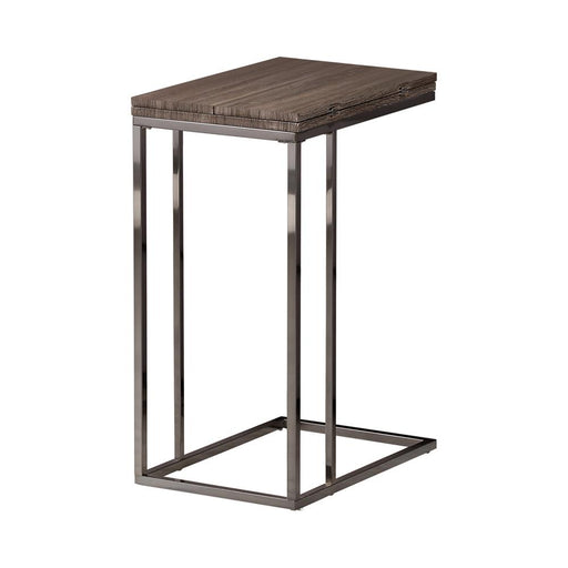 Pedro Expandable Top Accent Table Weathered Grey and Black - Royal Furniture & Gifts (MI) - Multi Location