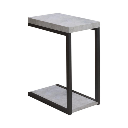 Beck Accent Table Cement and Black - Royal Furniture & Gifts (MI) - Multi Location