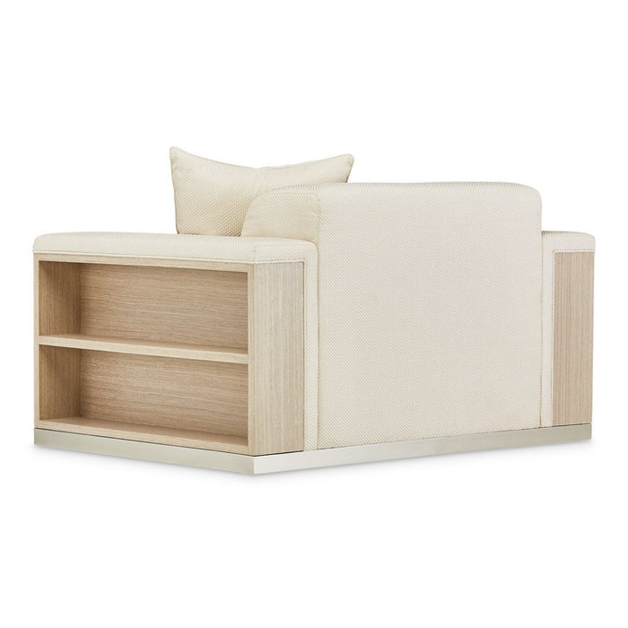 AICO Laguna Ridge Chair and Half in Washed Oak