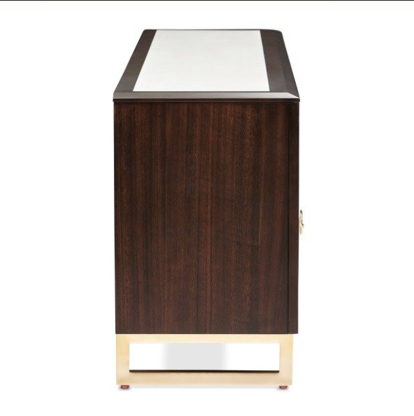 AICO Belmont Place Media Cabinet in Espresso