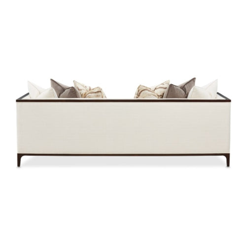 AICO Furniture Belmont Place Sofa in Espresso