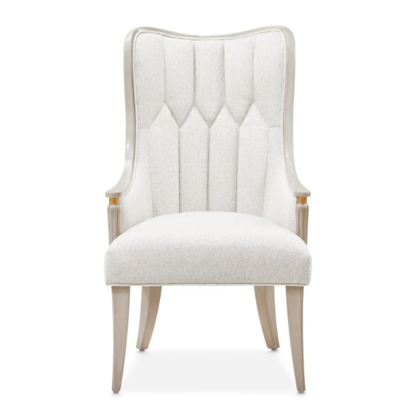 AICO Furniture St. Charles Arm Chair (Set of 2) in Dove Gray