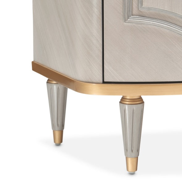 AICO Furniture St. Charles Sideboard in Dove Gray