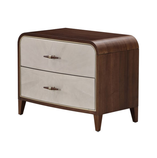AICO Furniture Houston Large Nightstand in Walnut image