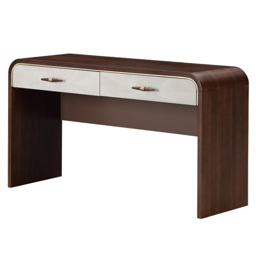 AICO Furniture Houston Vanity Desk in Walnut image