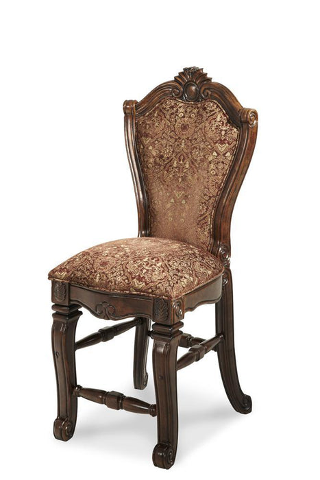 Windsor Court Counter Height Chair in Vintage Fruitwood (Set of 2)