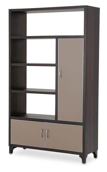 21 Cosmopolitan Right Bookcase in Umber/Taupe - Royal Furniture & Gifts (MI) - Multi Location