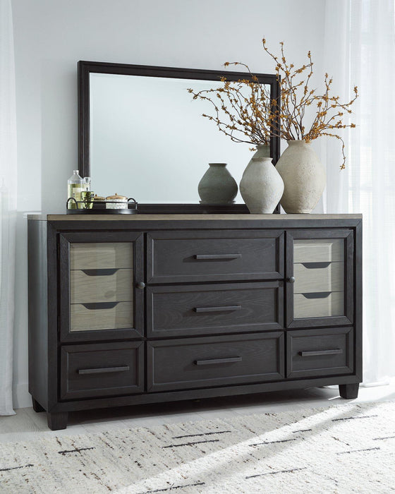 Foyland Dresser and Mirror - Royal Furniture & Gifts (MI) - Multi Location