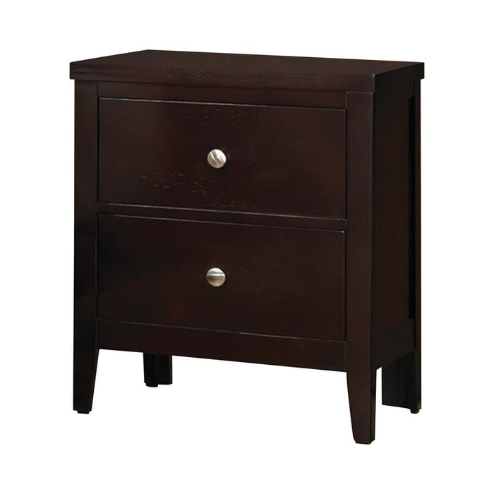 Carlton 2-drawer Rectangular Nightstand Cappuccino - Royal Furniture & Gifts (MI) - Multi Location