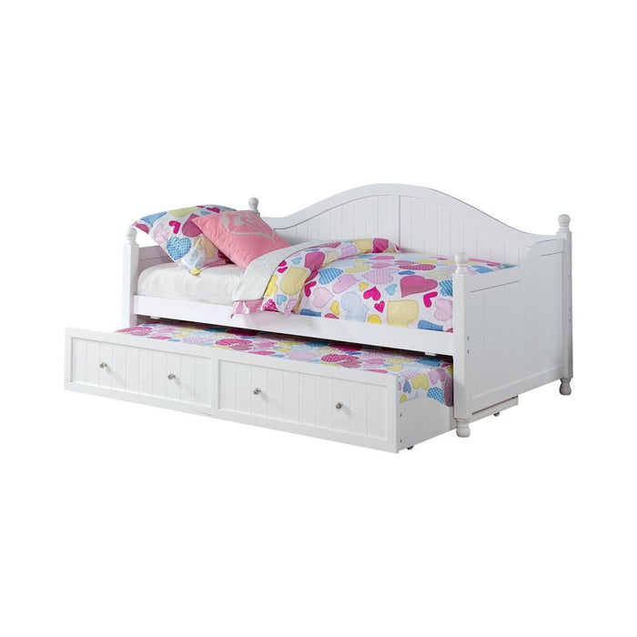 Julie Ann Twin Daybed with Trundle White - Royal Furniture & Gifts (MI) - Multi Location