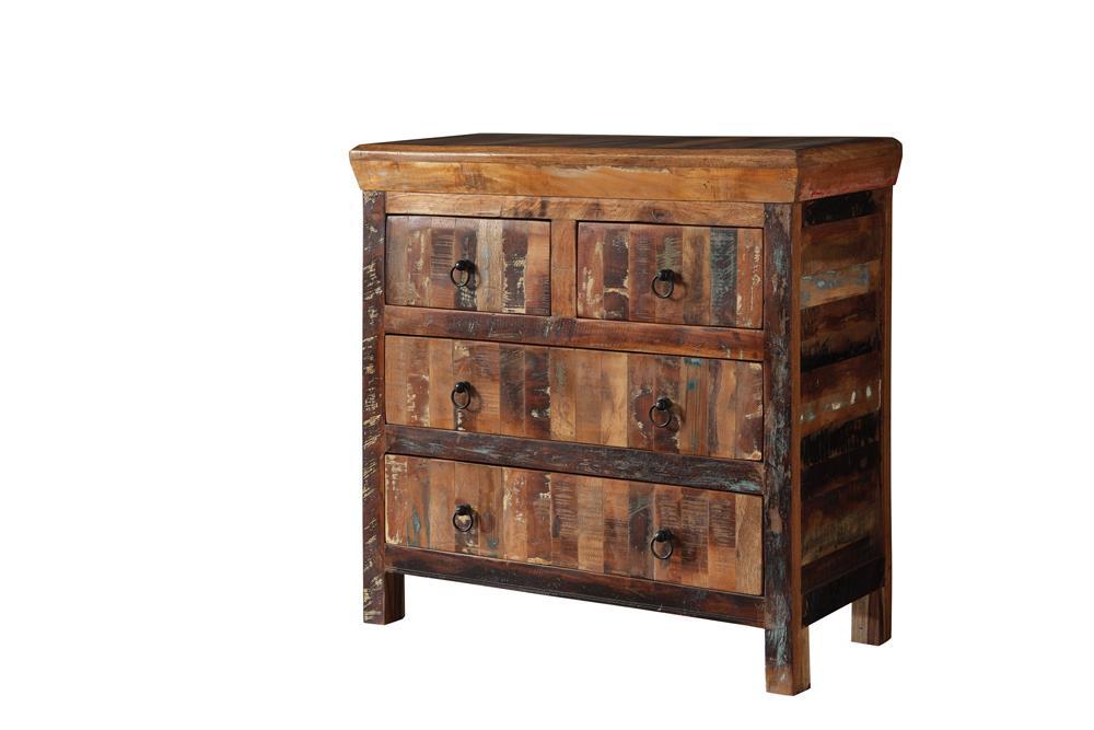 Harper 4-drawer Accent Cabinet Reclaimed Wood - Royal Furniture & Gifts (MI) - Multi Location