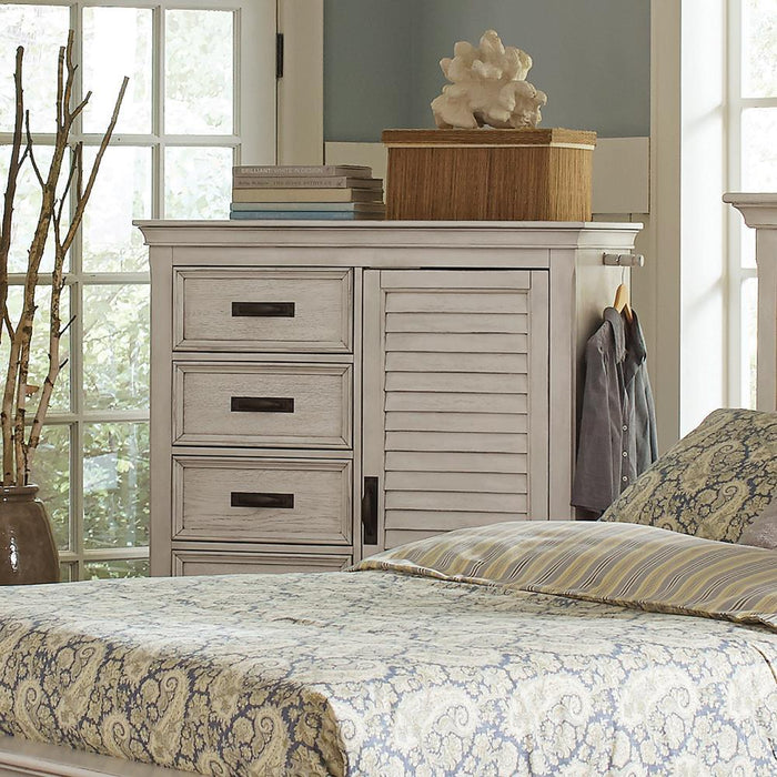 Franco 5-drawer Chest Antique White - Royal Furniture & Gifts (MI) - Multi Location