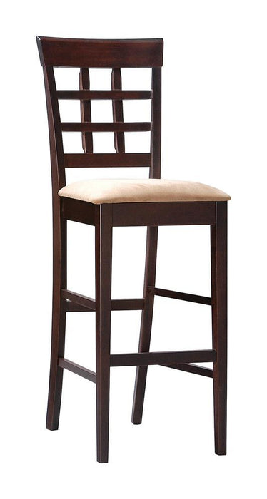 Gabriel Upholstered Counter Height Stools Cappuccino and Beige (Set of 2) - Royal Furniture & Gifts (MI) - Multi Location
