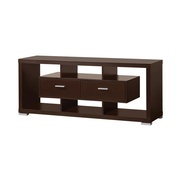 Casey 2-drawer Rectangular TV Console Cappuccino - Royal Furniture & Gifts (MI) - Multi Location
