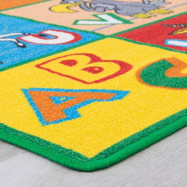 ABBEY Red & Multi 5' X 8' Area Rug