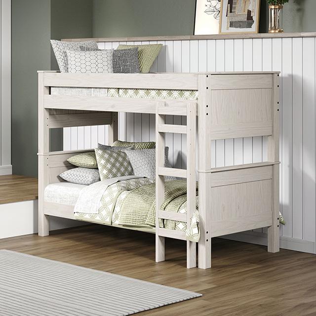 Albani Twin/Twin Post Bunkbed - Royal Furniture & Gifts (MI) - Multi Location