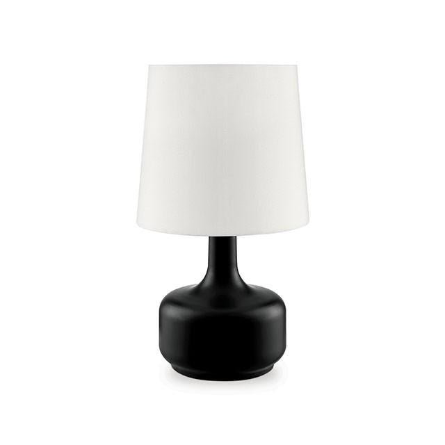 Farah Black 17"H Matte Black Table Lamp - Royal Furniture & Gifts (MI) - Multi Location