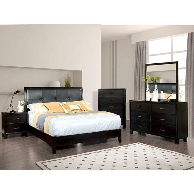 Enrico Full Queen Bed Brown, Black, & Cherry - Royal Furniture & Gifts (MI) - Multi Location