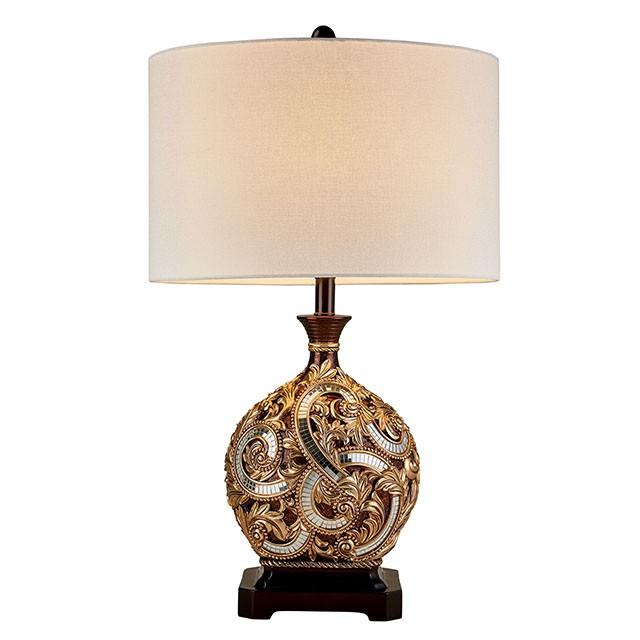 Guadalupe Gold/Brown 29.5"H Golden Brown Table Lamp - Royal Furniture & Gifts (MI) - Multi Location