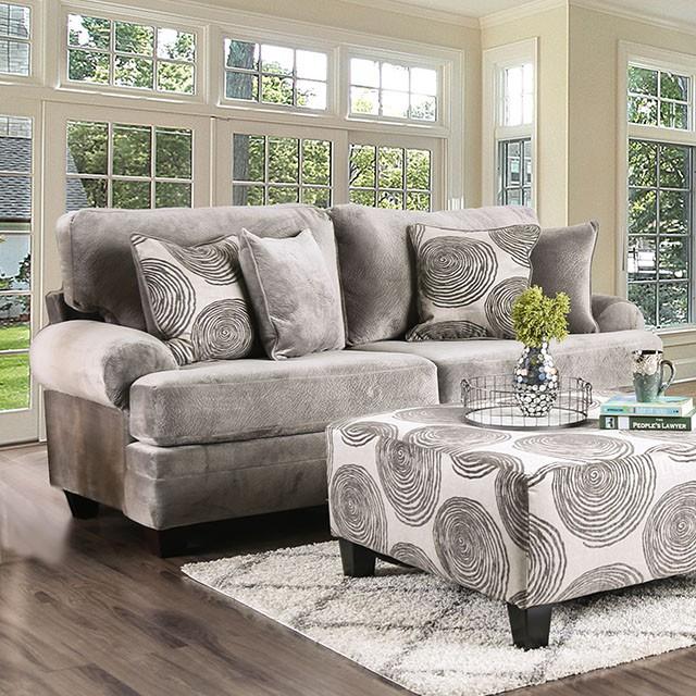 Bonaventura Gray/Pattern Sofa - Royal Furniture & Gifts (MI) - Multi Location