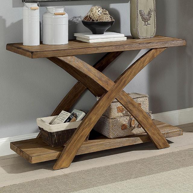 Bryanna Antique Light Oak Sofa Table - Royal Furniture & Gifts (MI) - Multi Location