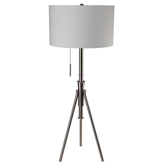 Zaya Brushed Steel Floor Lamp - Royal Furniture & Gifts (MI) - Multi Location