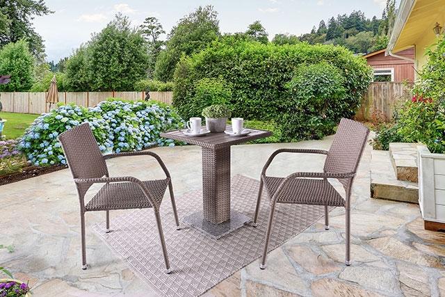 Aminta 3 & 5 Piece Patio Bistro Set